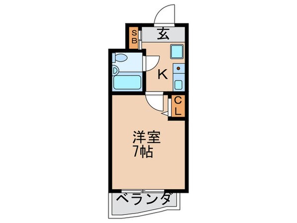 ｴｽﾘｰﾄﾞ塚本第2(608)の物件間取画像